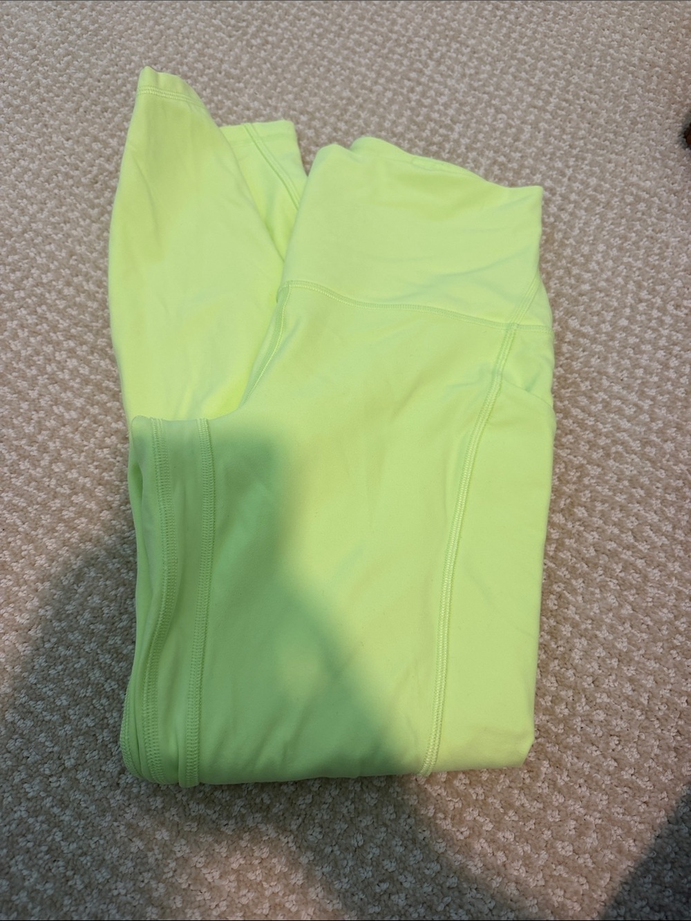 lululemon athletica Neon Lime High-Rise Leggings